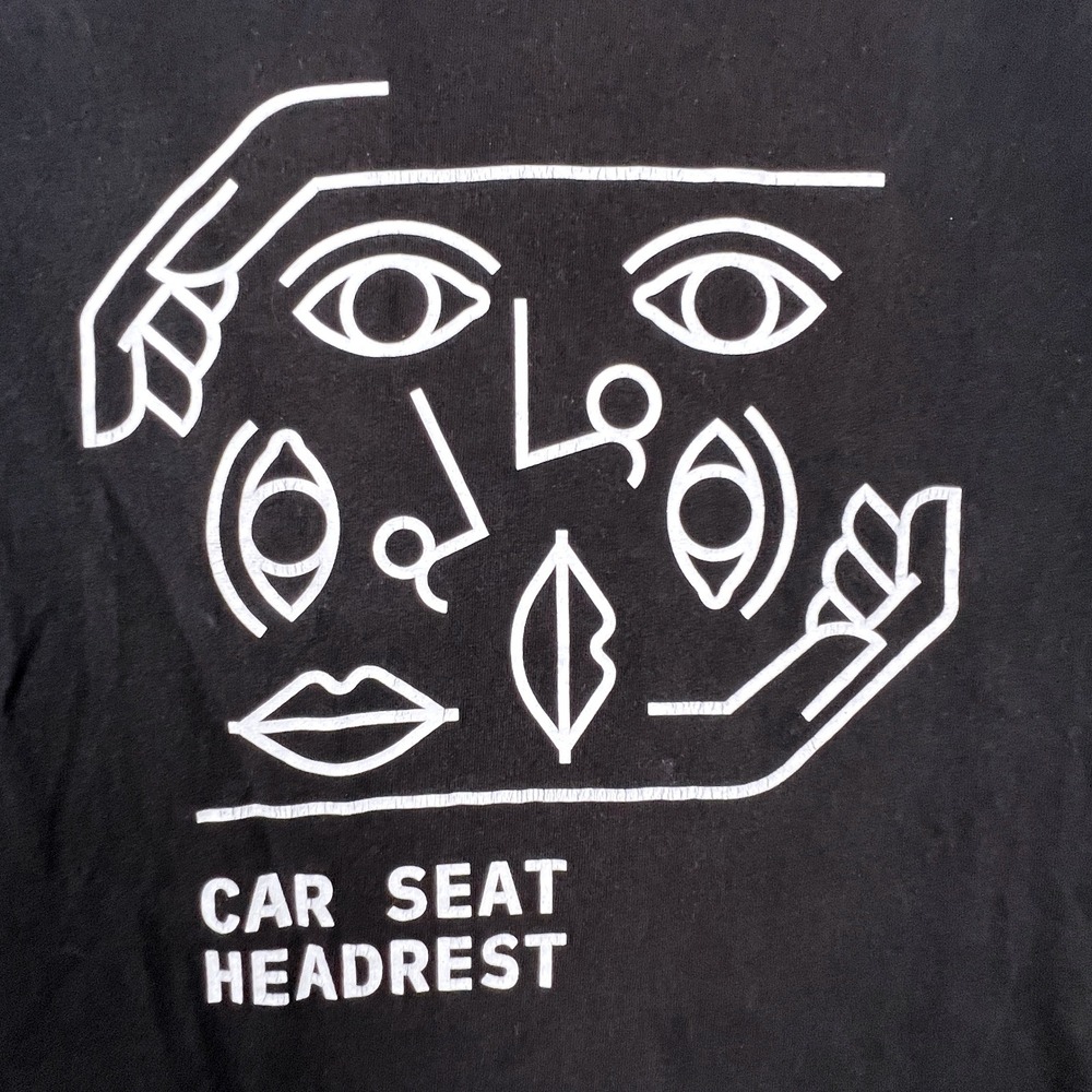 Car Seat Headrest Tour Shirt Women Small Black Cropped 2022 Masquerade Band Tee